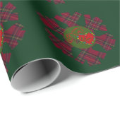 Wrapping Paper Plaid Snowflake  Cadeaupapier (Rol Hoek)