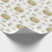 Wrapping Paper - Rabbits Pattern Cadeaupapier (Hoek)