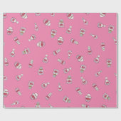 Wrapping Paper Roll, Love, Perfume Bottles Cadeaupapier (Vlak)