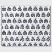 Wrapping paper - Scandinavian Christmas Tree Cadeaupapier (Vlak)