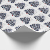 Wrapping paper - Scandinavian Christmas Tree Cadeaupapier (Hoek)