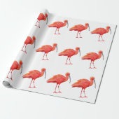 Wrapping Paper - Scarlet Ibis Cadeaupapier (Uitgerold)