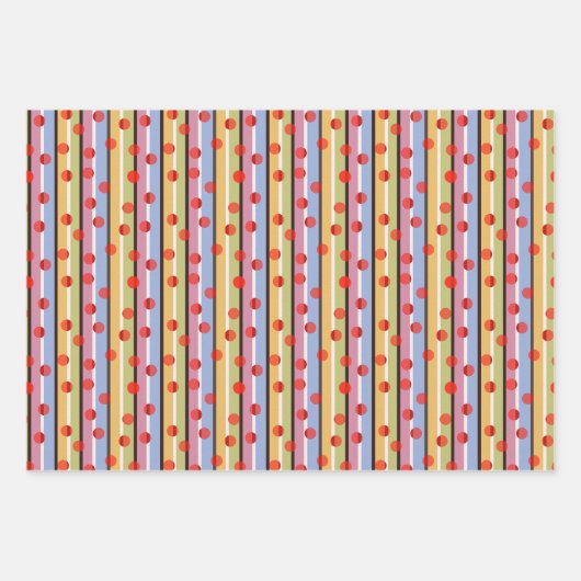 wrapping paper set confetti (Voorkant 2)