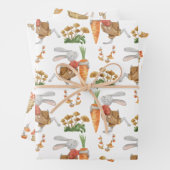 Wrapping Paper Sheets - Autumn Fall Pumpkin Rabbit (In situ)