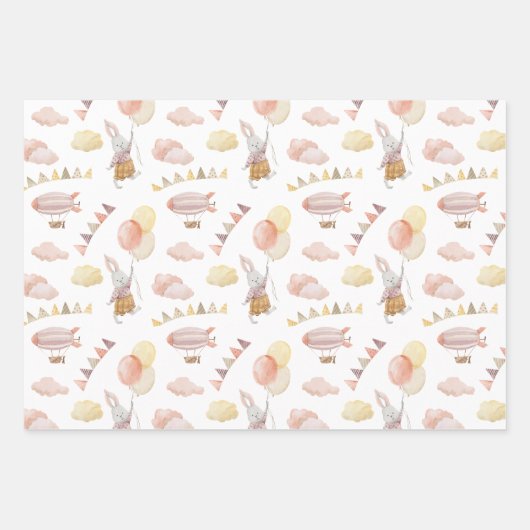 Wrapping Paper Sheets - Baby And Children Patterns (Voorkant 3)