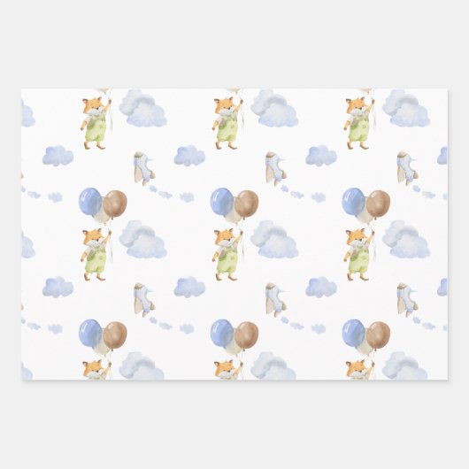 Wrapping Paper Sheets - Baby And Children Patterns (Voorkant 2)