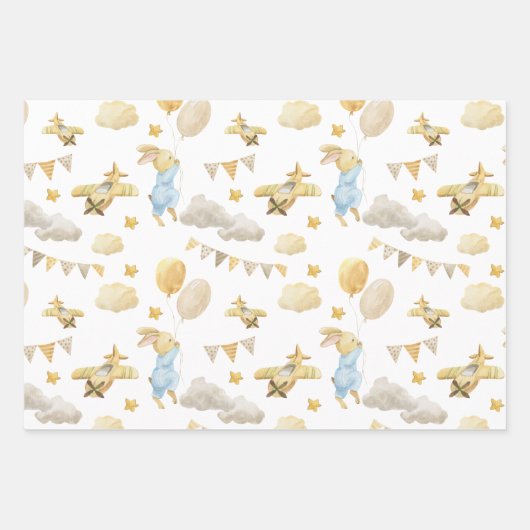 Wrapping Paper Sheets - Baby And Children Patterns (Voorkant)