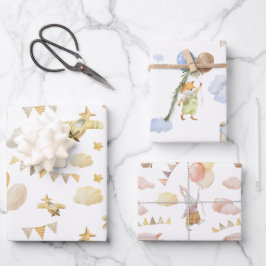 Wrapping Paper Sheets - Baby And Children Patterns