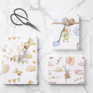Wrapping Paper Sheets - Baby And Children Patterns