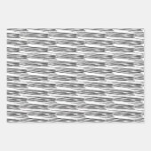Wrapping Paper Sheets - Black And White Pattern (Voorkant 3)
