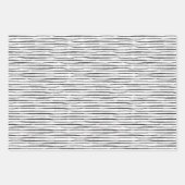 Wrapping Paper Sheets - Black And White Pattern (Voorkant 2)