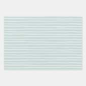 Wrapping Paper Sheets - Blue And White Pattern (Voorkant 3)