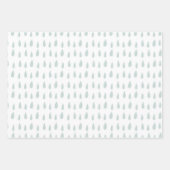 Wrapping Paper Sheets - Blue And White Pattern (Voorkant)