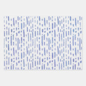 Wrapping Paper Sheets - Blue Patterns (Voorkant 3)