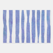 Wrapping Paper Sheets - Blue Patterns (Voorkant)