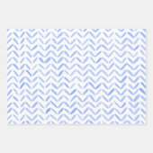 Wrapping Paper Sheets - Blue Patterns (Voorkant 2)