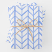 Wrapping Paper Sheets - Blue Patterns (In situ)