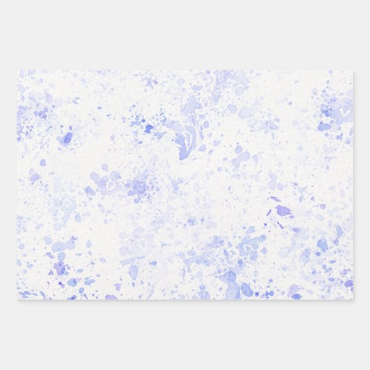 Wrapping Paper Sheets - Blue Patterns (Voorkant 3)