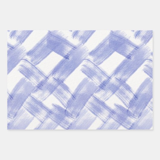 Wrapping Paper Sheets - Blue Patterns (Voorkant 2)