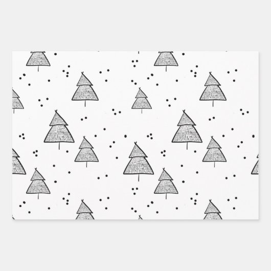 Wrapping Paper Sheets - Christmas Patterns (Voorkant)