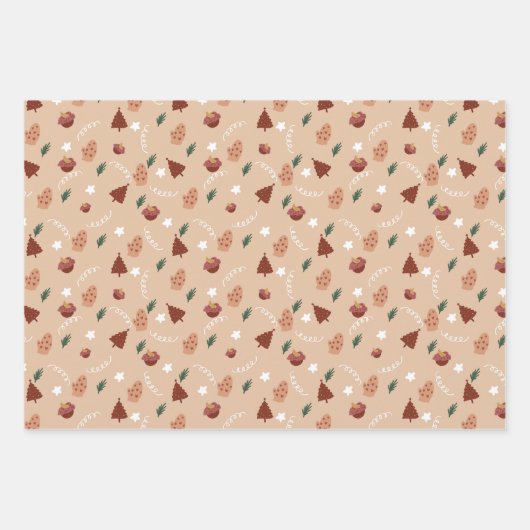 Wrapping Paper Sheets - Christmas Patterns (Voorkant 2)