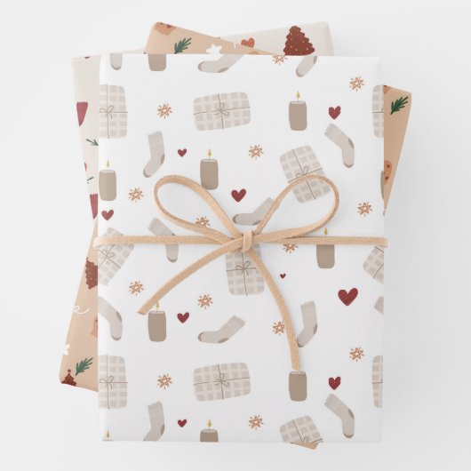 Wrapping Paper Sheets - Christmas Patterns (In situ)
