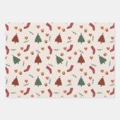 Wrapping Paper Sheets - Christmas Patterns (Voorkant 3)