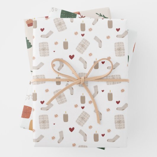 Wrapping Paper Sheets - Christmas Patterns (In situ)