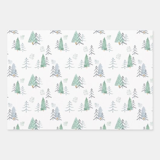 Wrapping Paper Sheets - Christmas Patterns (Voorkant 3)