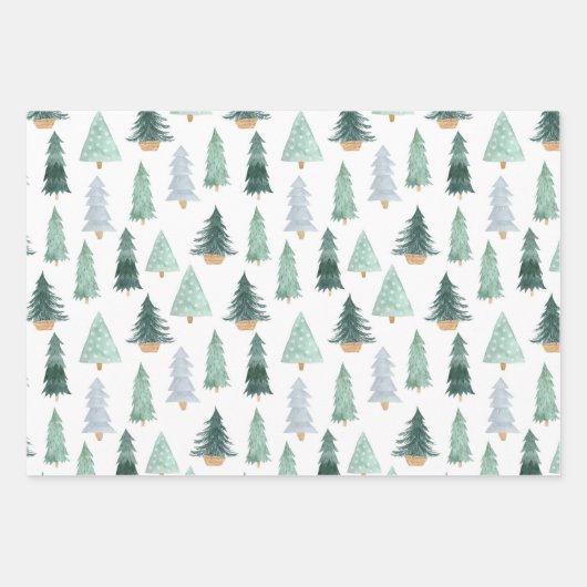 Wrapping Paper Sheets - Christmas Patterns (Voorkant)