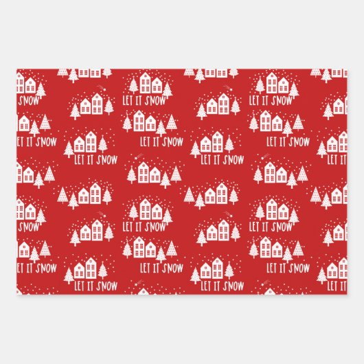 Wrapping Paper Sheets - Christmas Patterns (Voorkant 2)