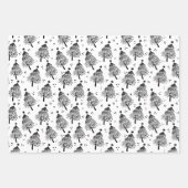 Wrapping Paper Sheets - Christmas Trees Patterns (Voorkant 2)