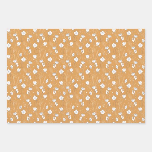 Wrapping Paper Sheets - Floral Patterns (Voorkant 2)