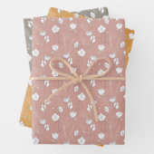 Wrapping Paper Sheets - Floral Patterns (In situ)