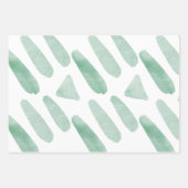 Wrapping Paper Sheets - Green Elements (Voorkant 3)