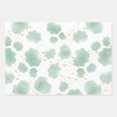 Wrapping Paper Sheets - Green Elements (Voorkant 2)