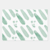 Wrapping Paper Sheets - Green Elements (Voorkant)