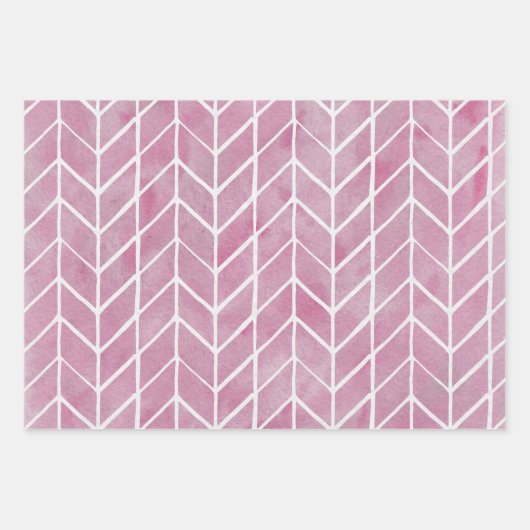 Wrapping Paper Sheets - Pink Patterns (Voorkant 2)
