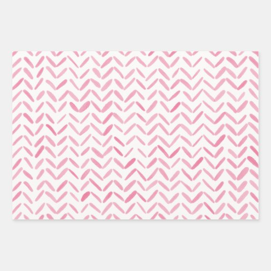 Wrapping Paper Sheets - Pink Patterns (Voorkant 2)