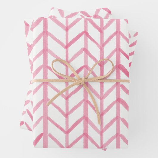 Wrapping Paper Sheets - Pink Patterns (In situ)