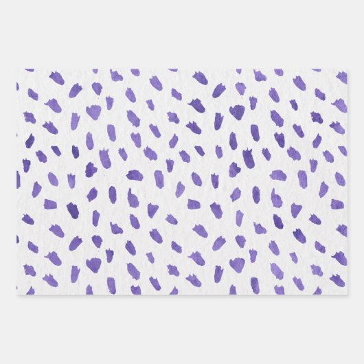 Wrapping Paper Sheets - Purple Patterns (Voorkant 2)
