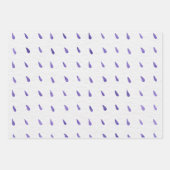 Wrapping Paper Sheets - Purple Patterns (Voorkant)