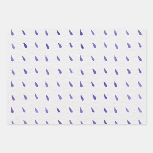 Wrapping Paper Sheets - Purple Patterns (Voorkant)
