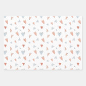 Wrapping Paper Sheets - Rabbits & Hearts (Voorkant 2)