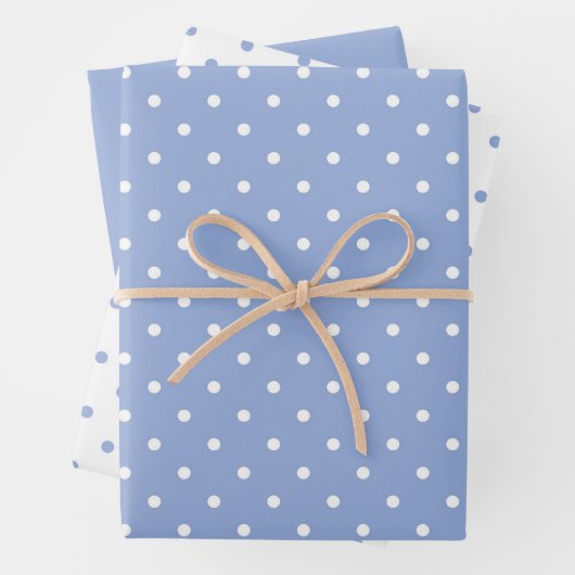 Wrapping Paper Sheets - Sky Blue Patterns (In situ)
