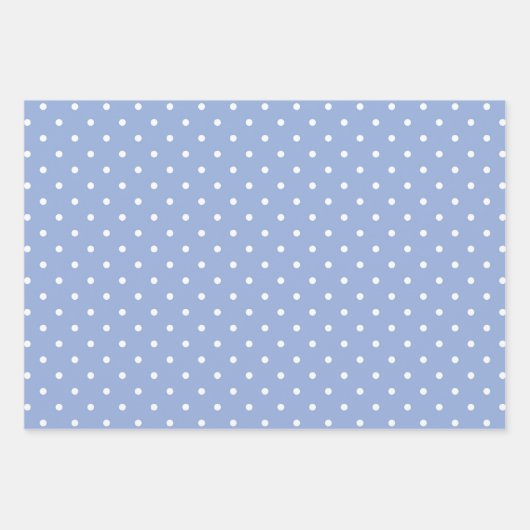 Wrapping Paper Sheets - Sky Blue Patterns (Voorkant)