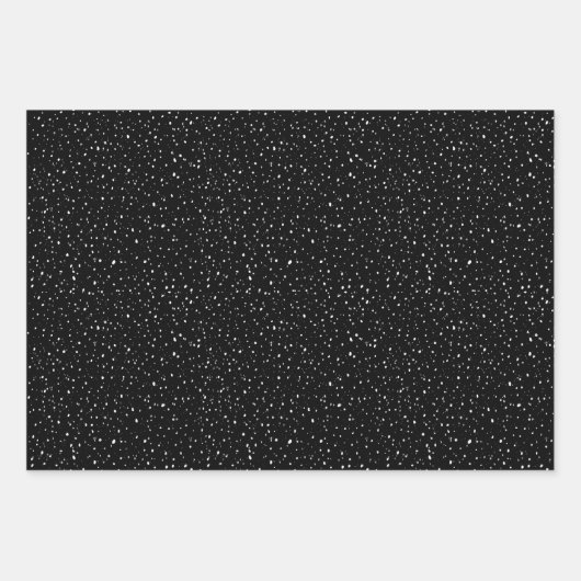 Wrapping Paper Sheets - Snow Pattern (Voorkant)