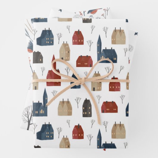 Wrapping Paper Sheets - Winter Patterns (In situ)