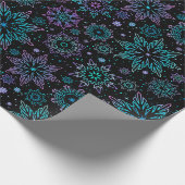 Wrapping paper "Snowflakes" Cadeaupapier (Hoek)