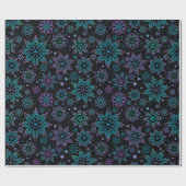 Wrapping paper "Snowflakes" Cadeaupapier (Vlak)